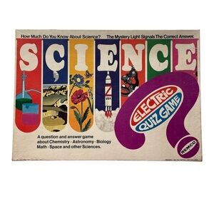 Vintage 1968 Remco Science Electric Quiz Game Collectible Toy
